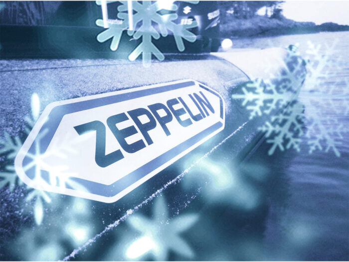 zeppelin sous la neige